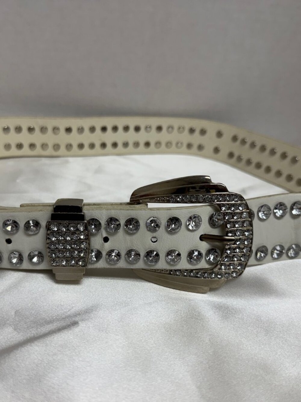 Diamond Studded Western Buckle Belt